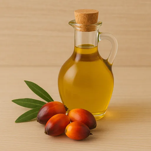 Palm oil and its fractions, whether or not refined